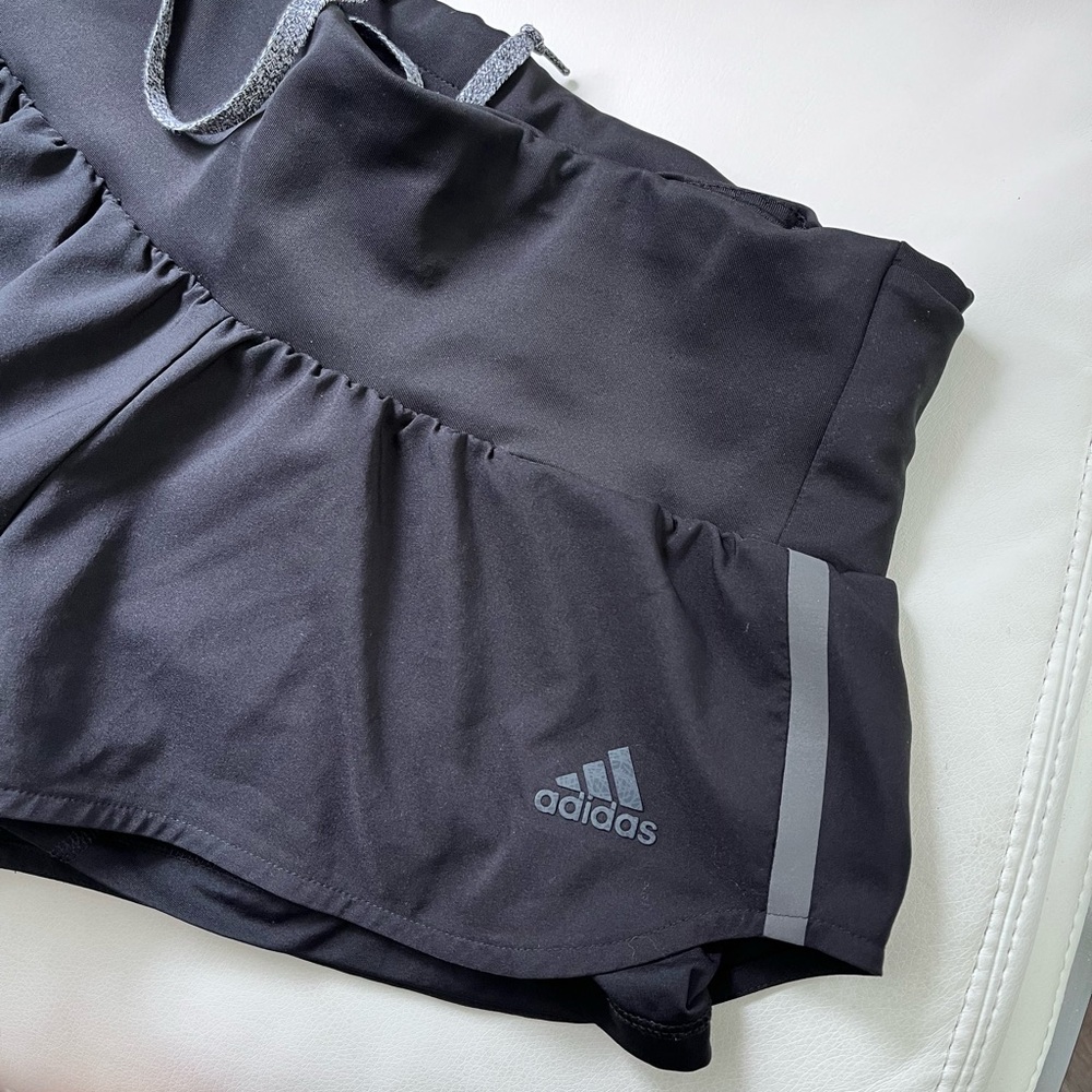 Adidas Black Athletic Shorts Lightweight Performance Size Small